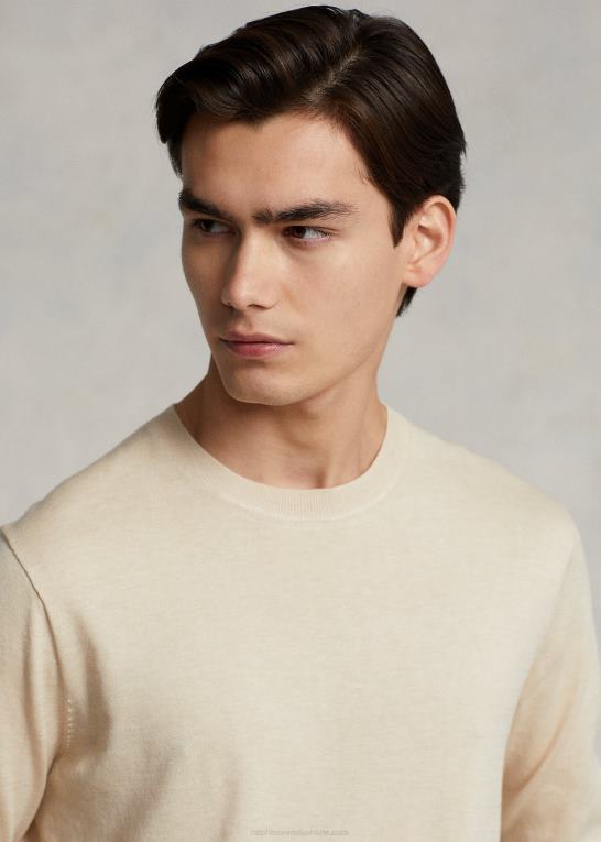 let klitlyng Mænd Ralph Lauren bomuldstrøje med rund hals Z426B1067