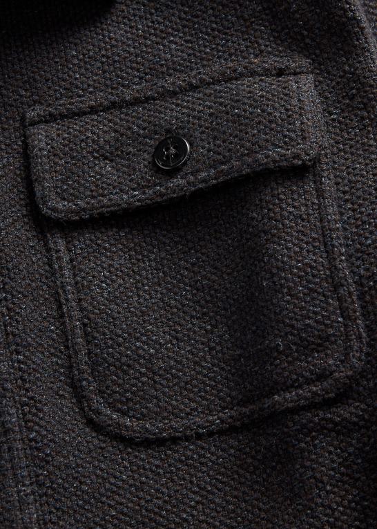 marineblå/grå lyng Mænd Ralph Lauren arbejdstrøje i bomuld Z426B1785