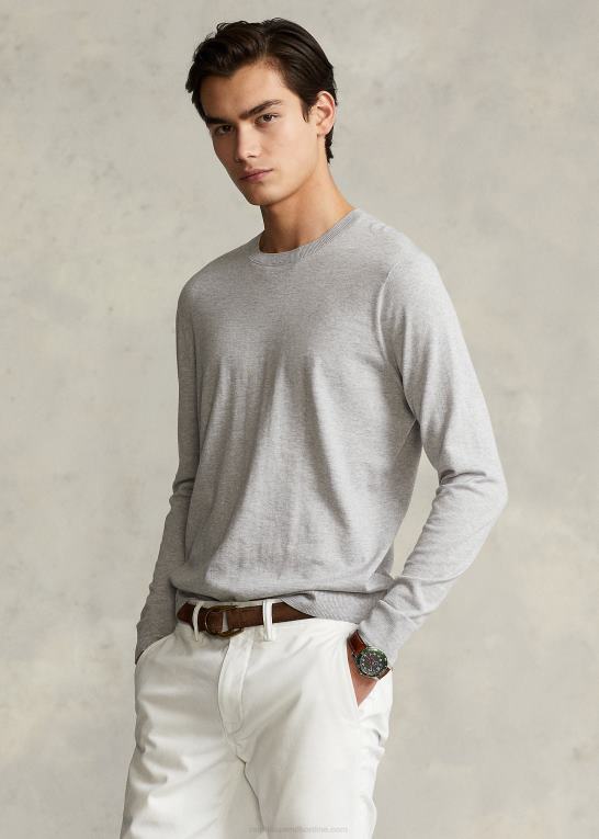 og over lyng Mænd Ralph Lauren bomuldstrøje med rund hals Z426B1068