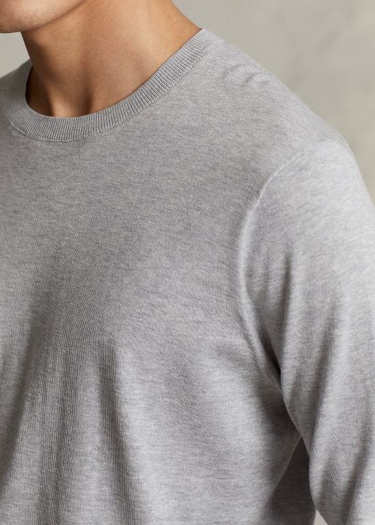og over lyng Mænd Ralph Lauren bomuldstrøje med rund hals Z426B1068