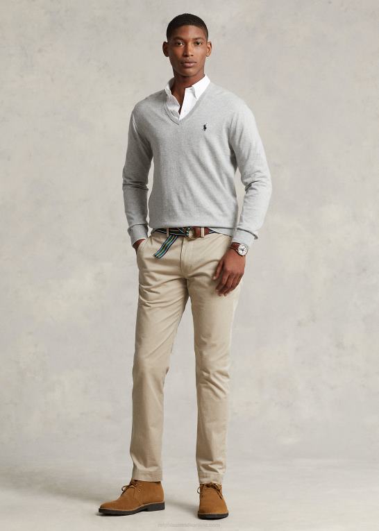 og over lyng Mænd Ralph Lauren bomuldstrøje med v-hals Z426B8565