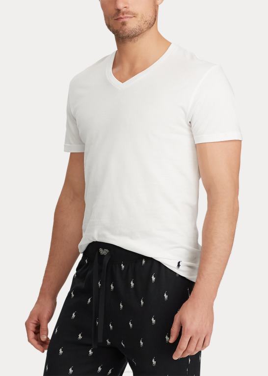 Mænd Ralph Lauren klassisk wicking v-hals undertrøje 3-pack Z426B1433