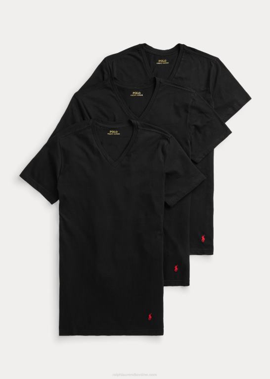 Mænd Ralph Lauren klassisk wicking v-hals undertrøje 3-pack Z426B1451