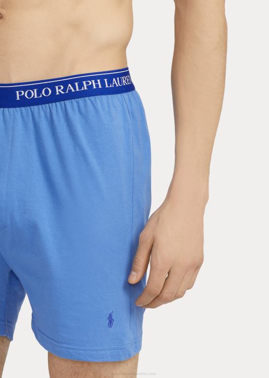 blå assorteret Mænd Ralph Lauren dæmpende strik boxer 5-pak Z426B8550