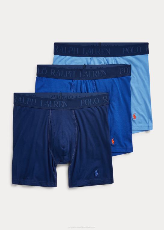 blå blomst Mænd Ralph Lauren 4d-flex boxershorts 3-pak Z426B272