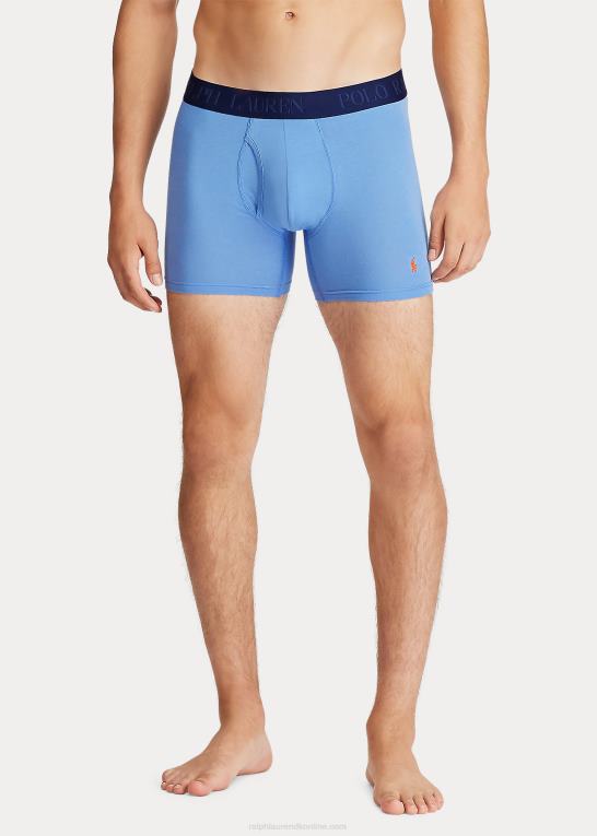 blå blomst Mænd Ralph Lauren 4d-flex boxershorts 3-pak Z426B272