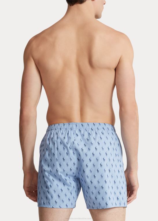 blå/canyon blå riviera Mænd Ralph Lauren signatur pony bomuld boxer Z426B436