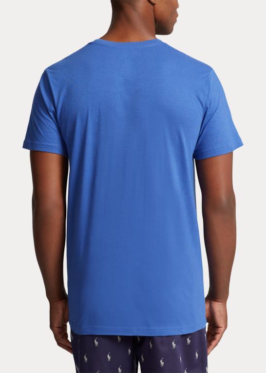 blød aqua/vingårdsgrøn Mænd Ralph Lauren klassisk wicking crew undertrøje 3-pak Z426B264