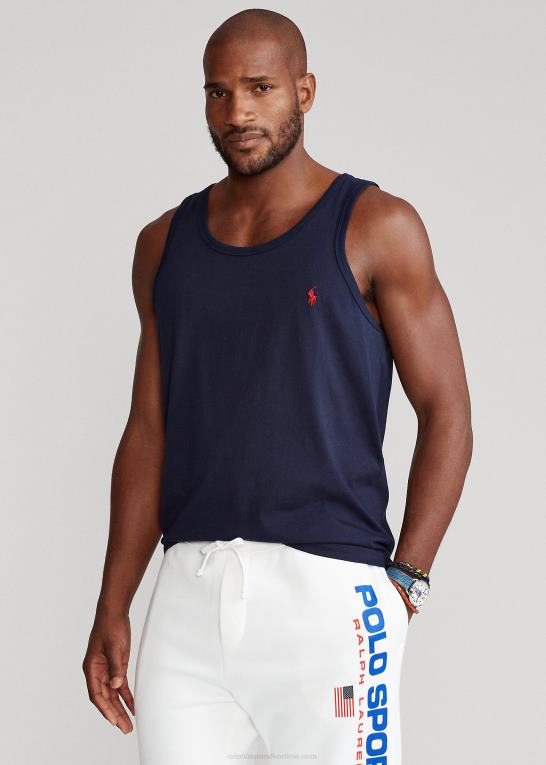blæk Mænd Ralph Lauren vasket jersey tank Z426B1440