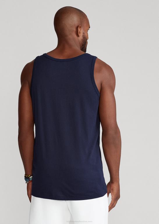 blæk Mænd Ralph Lauren vasket jersey tank Z426B1440