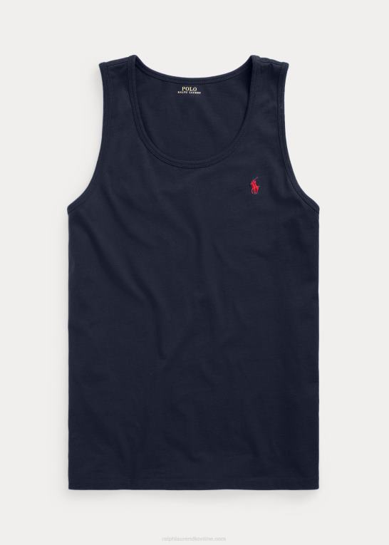 blæk Mænd Ralph Lauren vasket jersey tank Z426B266