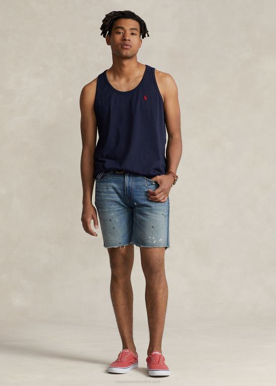 blæk Mænd Ralph Lauren vasket jersey tank Z426B266