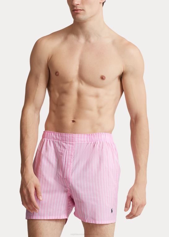 flamingoer/paradis plaid Mænd Ralph Lauren klassisk boxer 3-pak Z426B258