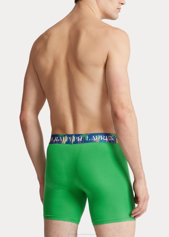golfgrøn/grafisk royal Mænd Ralph Lauren microfiber boxer trusse Z426B262