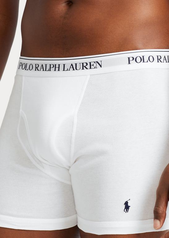 hvid Mænd Ralph Lauren boxershorts 3-pak Z426B1509