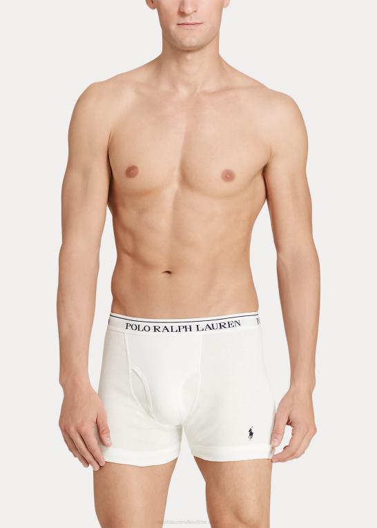 hvid Mænd Ralph Lauren fugttransporterende boksershorts 3-pak Z426B8555