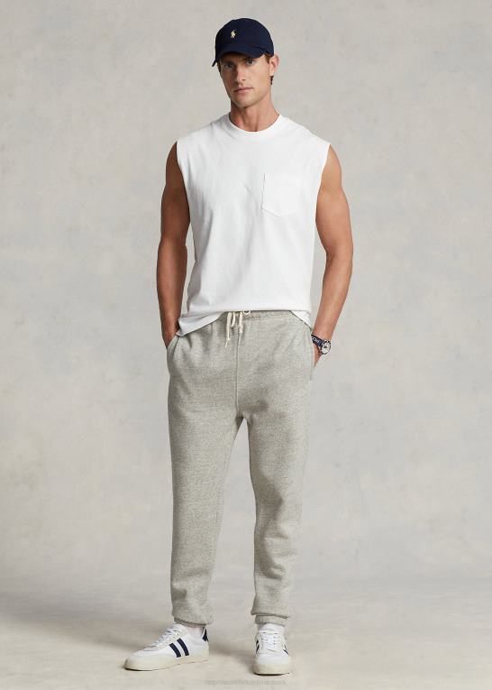 hvid Mænd Ralph Lauren jersey lomme tank Z426B227