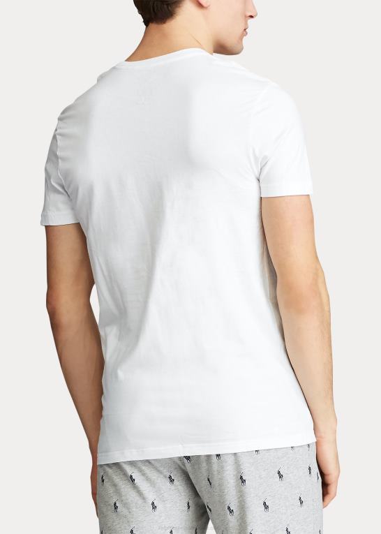 hvid Mænd Ralph Lauren klassisk wicking crew undertrøje 5-pak Z426B8539