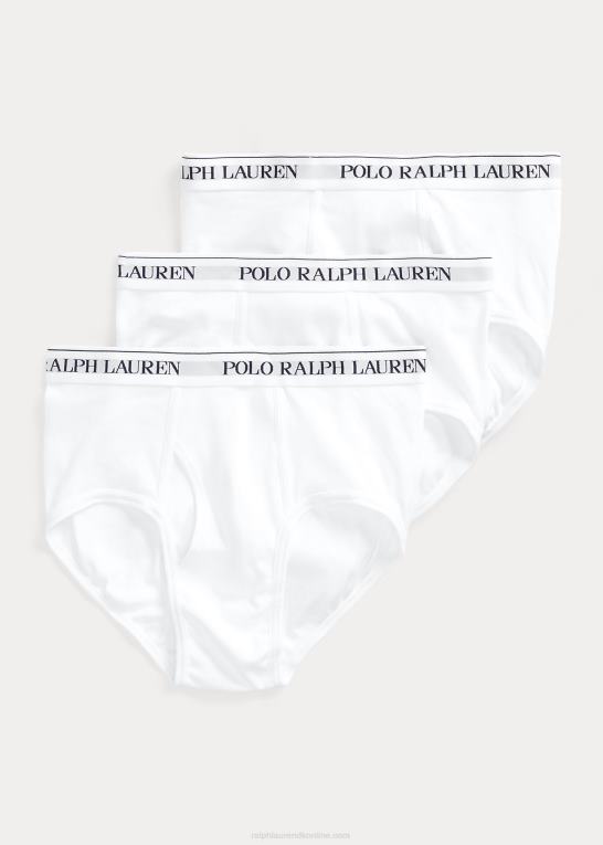 hvid/cruise navy Mænd Ralph Lauren klassisk bomuldstrusse 3-pak Z426B1613