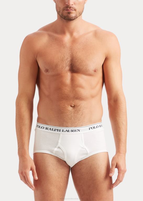 hvid/cruise navy Mænd Ralph Lauren klassisk bomuldstrusse 3-pak Z426B1613