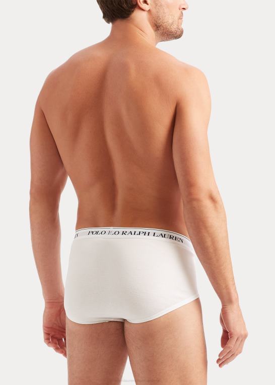 hvid/cruise navy Mænd Ralph Lauren klassisk bomuldstrusse 3-pak Z426B1613
