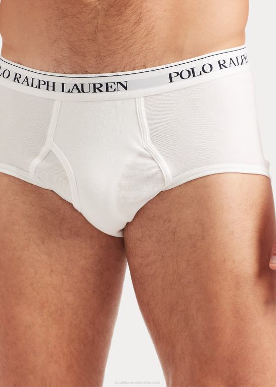 hvid/cruise navy Mænd Ralph Lauren klassisk bomuldstrusse 3-pak Z426B1613