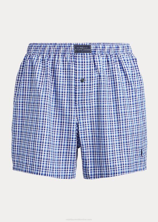 jeffereson plaid Mænd Ralph Lauren vævet bomuldsbokser Z426B199