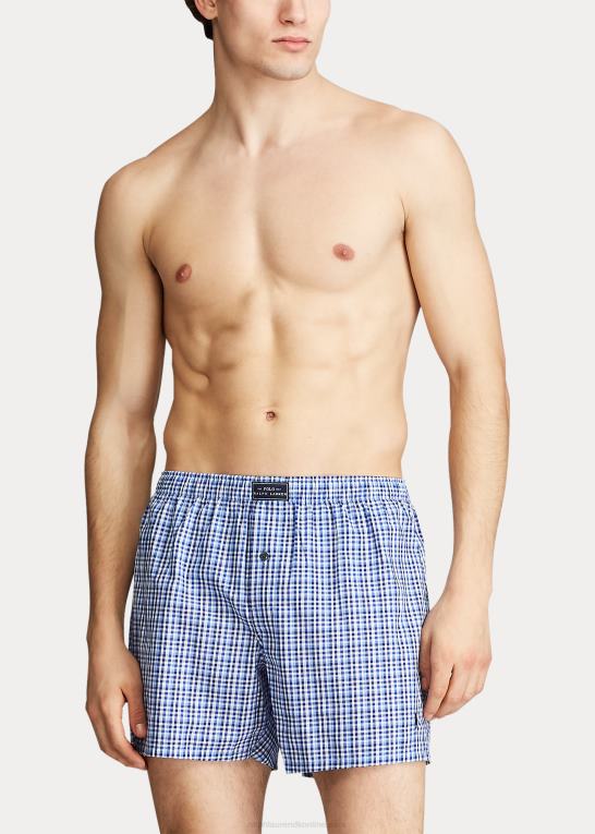 jeffereson plaid Mænd Ralph Lauren vævet bomuldsbokser Z426B199