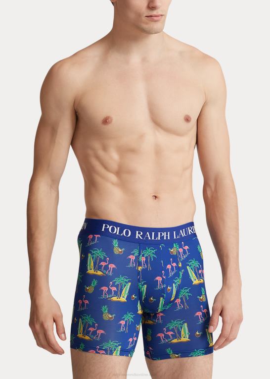 kokos flamingoer print Mænd Ralph Lauren microfiber boxer trusse Z426B324