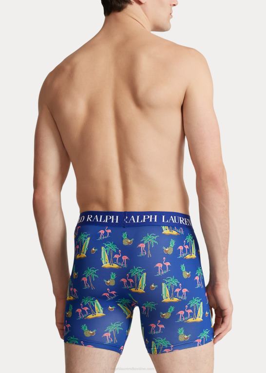 kokos flamingoer print Mænd Ralph Lauren microfiber boxer trusse Z426B324