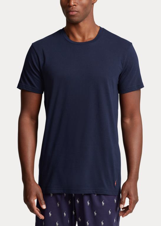 marine/heritage royal/rød Mænd Ralph Lauren klassisk wicking crew undertrøje 3-pak Z426B263