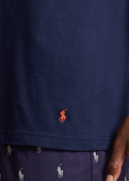 marine/heritage royal/rød Mænd Ralph Lauren klassisk wicking crew undertrøje 3-pak Z426B263