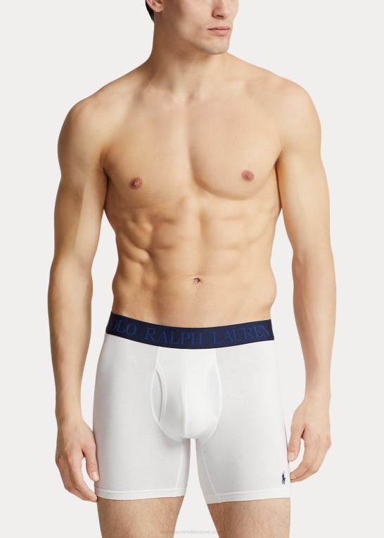 pink/hvid/blå/lilla Mænd Ralph Lauren 4d-flex køleboksershorts 5-pak Z426B362