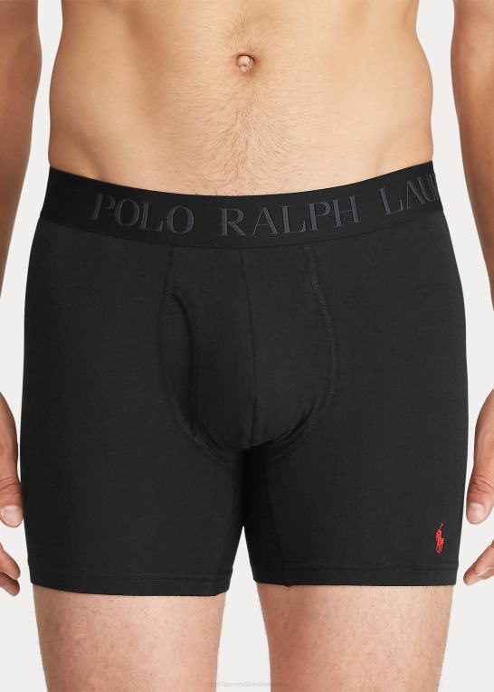 sort Mænd Ralph Lauren 4d-flex boxershorts 3-pak Z426B271