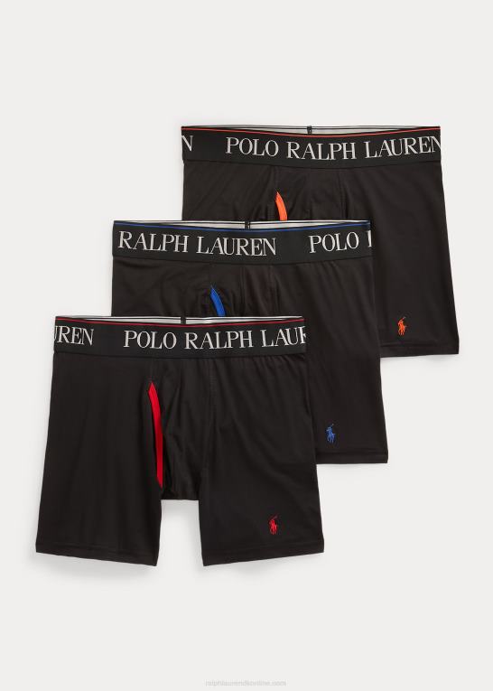 sort Mænd Ralph Lauren 4d-flex boxershorts 3-pak Z426B8576