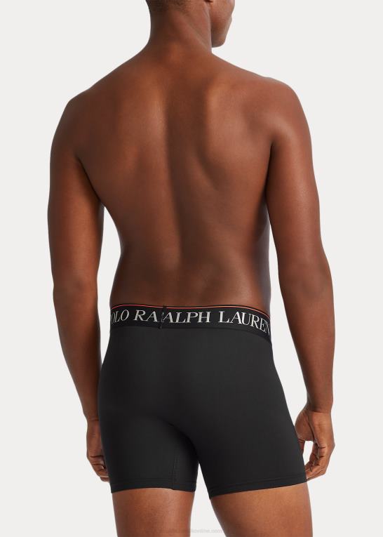 sort Mænd Ralph Lauren 4d-flex boxershorts 3-pak Z426B8576