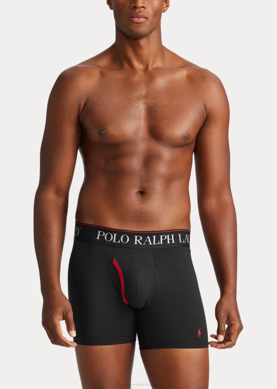 sort Mænd Ralph Lauren 4d-flex boxershorts 3-pak Z426B8576