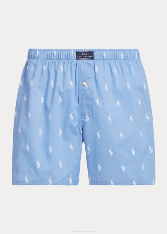 strand blå Mænd Ralph Lauren allover ponybokser Z426B624