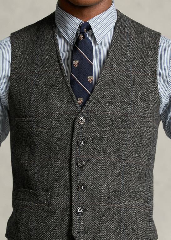 Mænd Ralph Lauren morehouse-indsamlingsvesten Z426B1310