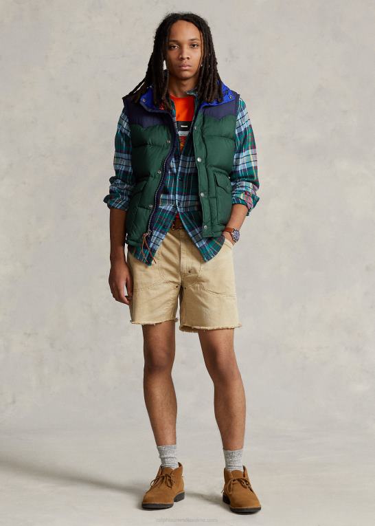 new forest/newport flåde Mænd Ralph Lauren vandafvisende vestlig vest Z426B108