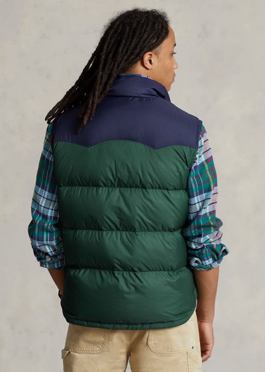 new forest/newport flåde Mænd Ralph Lauren vandafvisende vestlig vest Z426B108