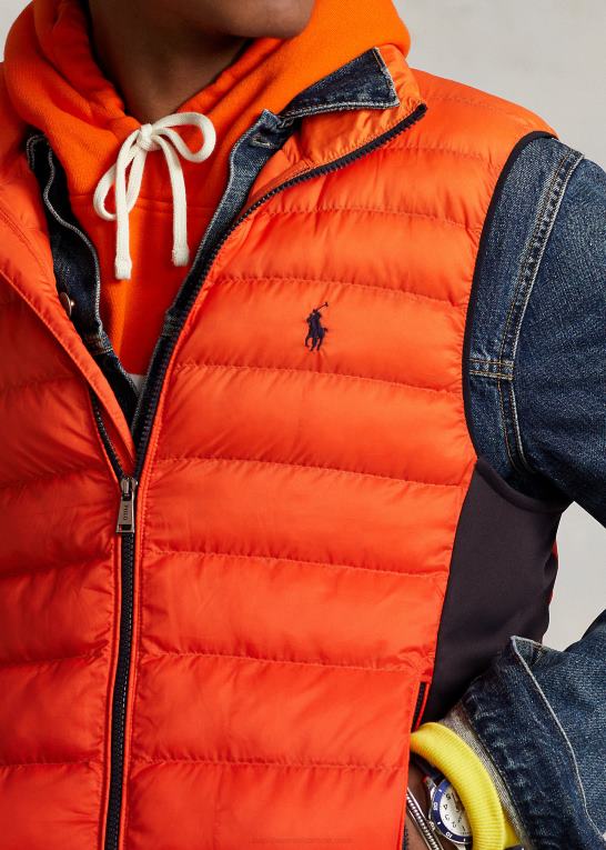 ombre Mænd Ralph Lauren pakkebar hybridvest Z426B136