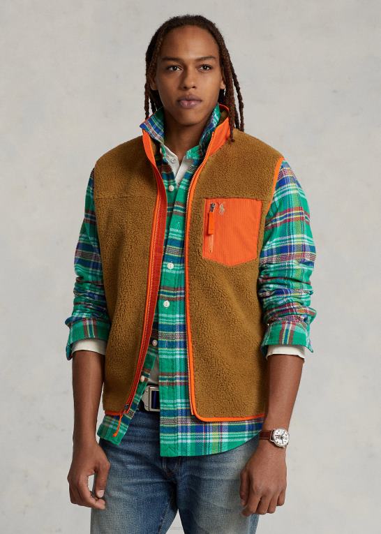 sandsurfe Mænd Ralph Lauren bundet fleecevest Z426B1254