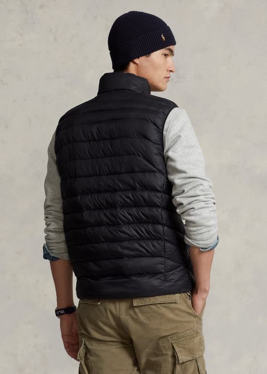 sort Mænd Ralph Lauren den pakbare vest Z426B112