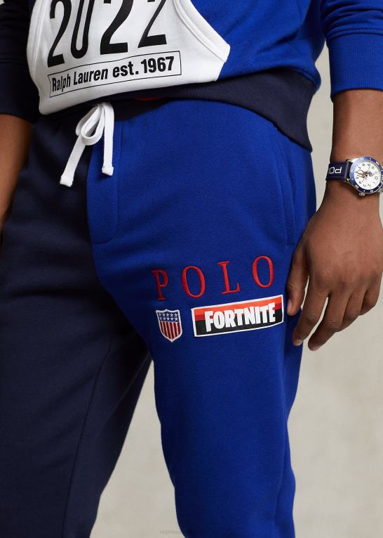 cruise navy multi unisexpolo ralph lauren x fortnite joggerbukser Z426B948