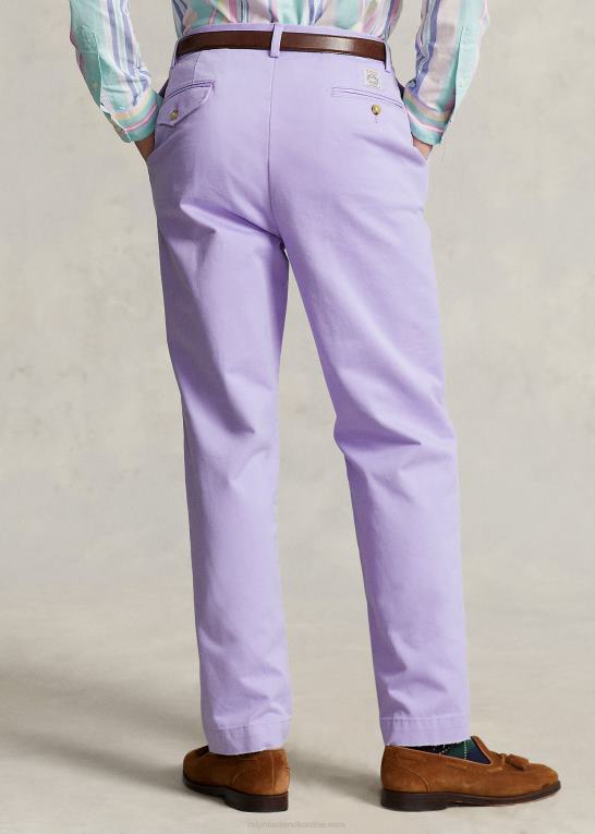 himmel lavendel unisex Ralph Lauren whitman plisserede chinobukser med afslappet pasform Z426B88