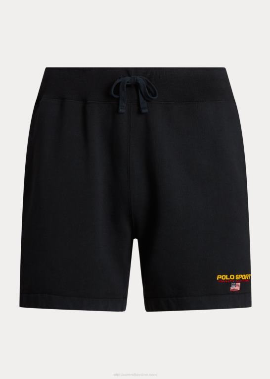 sort unisex Ralph Lauren 6-tommer polo sport fleece short Z426B3417