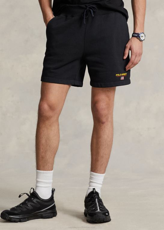 sort unisex Ralph Lauren 6-tommer polo sport fleece short Z426B3417