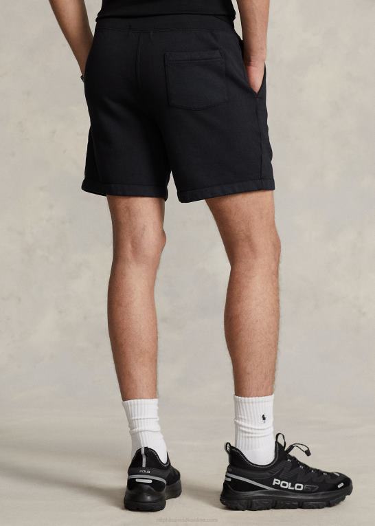 sort unisex Ralph Lauren 6-tommer polo sport fleece short Z426B3417