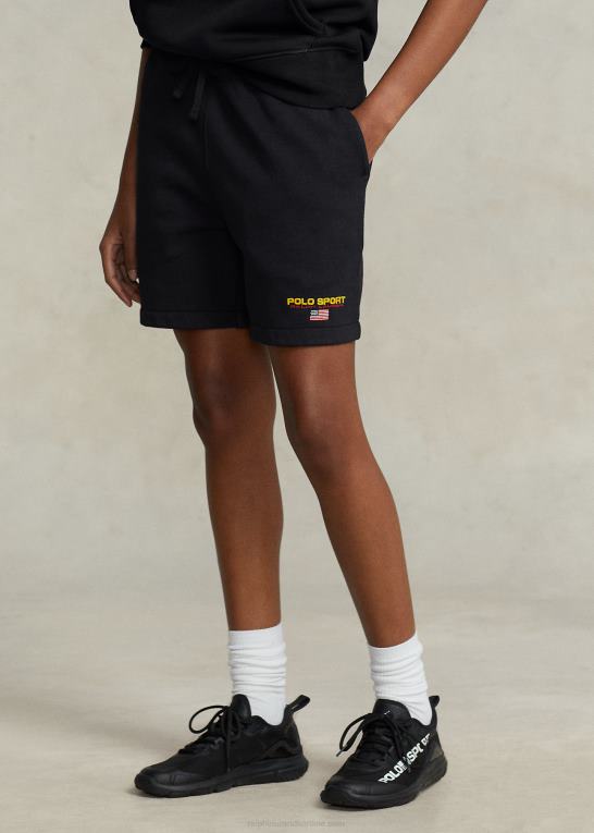 sort unisex Ralph Lauren 6-tommer polo sport fleece short Z426B3417